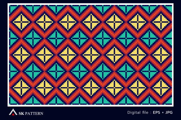 Download Pixel E Geometric Repetitive Triangle - Geometric Collection
