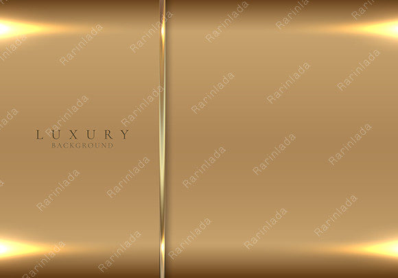 Download 3D Golden Metallic Luxury Background - Golden Collection