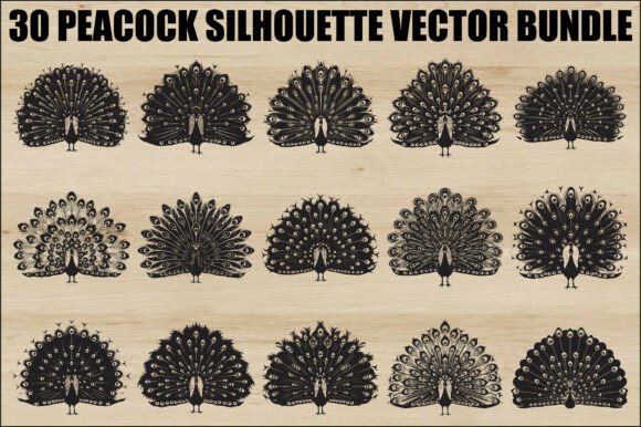 Download Peacock Silhouette SVG Bundle - Premium Resources