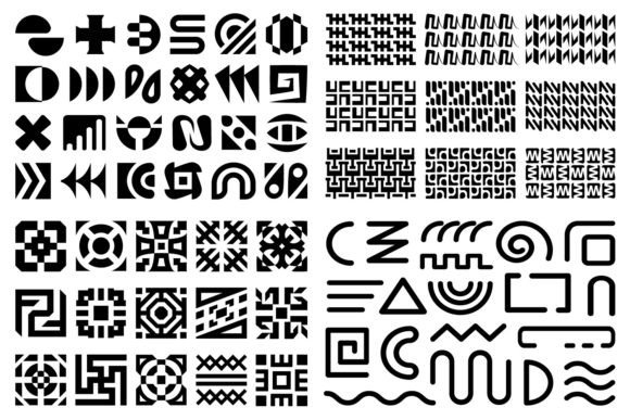 Download Abstract Geometric Design Elements Set - Geometric Collection