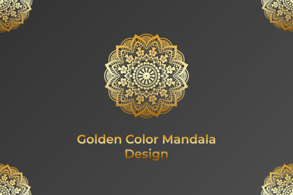 Download Golden Mandala Design - Golden Collection
